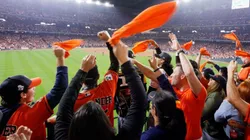 Fans de los Astros. Foto: Getty.