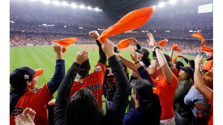 Fans de los Astros. Foto: Getty.