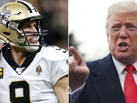 Drew Brees le respondió a Donald Trump con una gran publicación