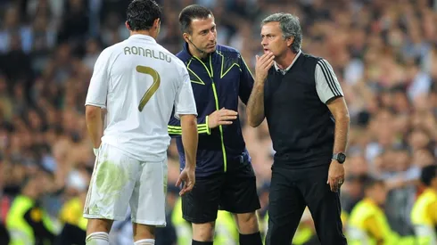 Foto de José Mourinho y Cristiano Ronaldo.