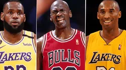 LeBron, Jordan y Kobe. Foto: Getty