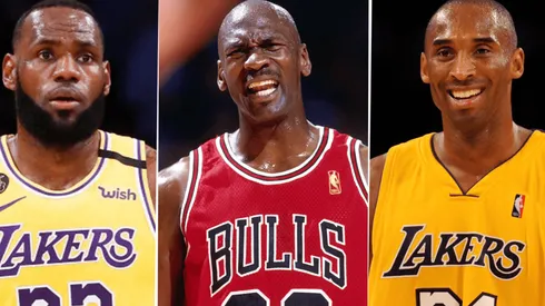 LeBron, Jordan y Kobe. Foto: Getty