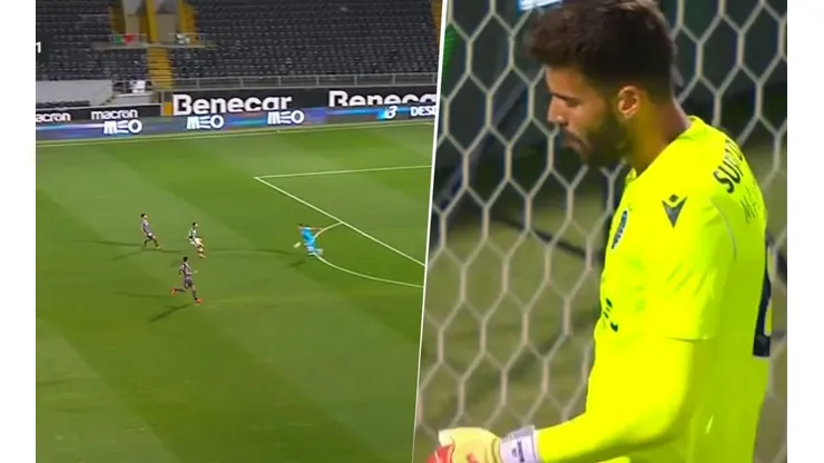 Uno peor que otro: los 2 bloopers de arqueros en Vitoria y Sporting Lisboa