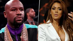 Floyd Mayweather y Shantel Jackson. Foto: Getty.