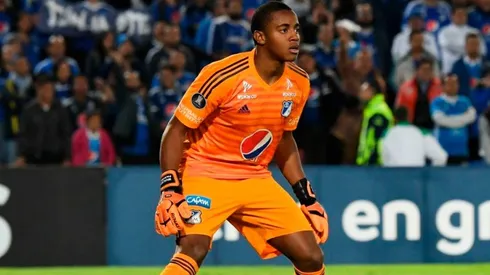 Wuilker Faríñez, portero venezolano de Millonarios FC.