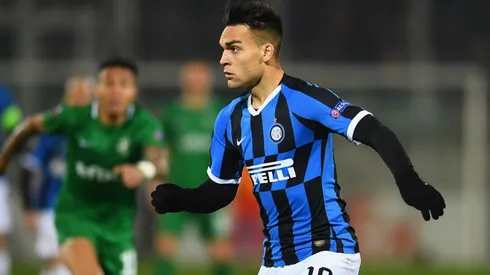 Foto de Lautaro Martínez jugando para Inter.