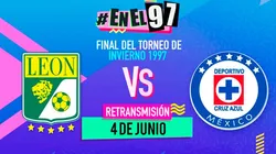 Este 4 de junio será retransmitida la Final entre León y Cruz Azul del 97. Foto: Azteca Deportes