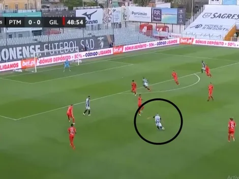 Volvió el fútbol en Portugal y el primer gol es realmente una locura