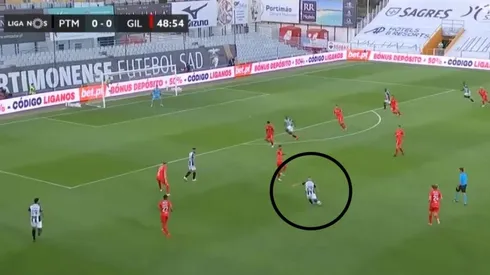 Volvió el fútbol en Portugal y el primer gol es realmente una locura