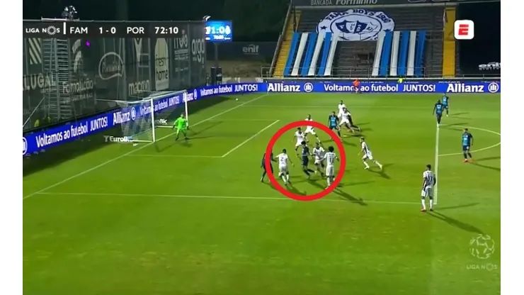 El golazo que no fue por parte de Luis Díaz en la Liga NOS.