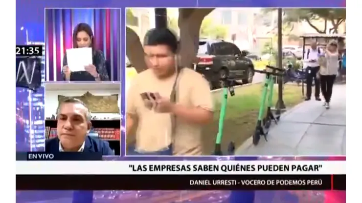 Daniel Urresti fue entrevistado por Mavila Huertas.