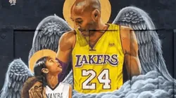 Mural de Kobe Bryant. Foto: @vanessabryant