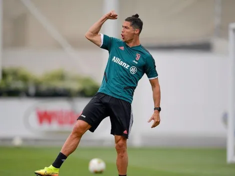 Cristiano Ronaldo llegó 4 horas antes a la práctica de Juventus