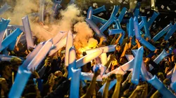 Foto de la hinchada de Boca en La Bombonera.