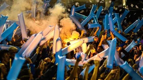 Foto de la hinchada de Boca en La Bombonera.
