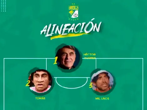La épica y emotiva alineación que León le dedicó a Héctor Suárez