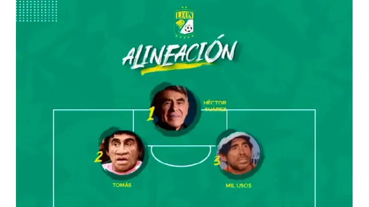 El León alineó a los mejores personajes de Héctor Suárez como homenaje al legendario actor.