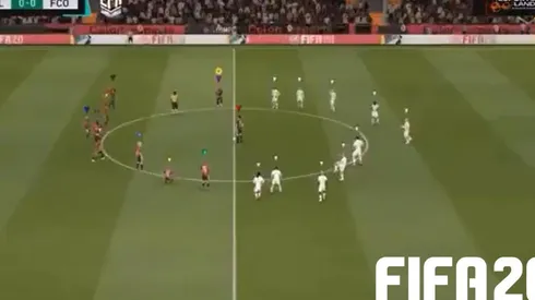 Estaba en un minuto de silencio, se desconectó y el bot la clavó de mitad de cancha en el FIFA 20