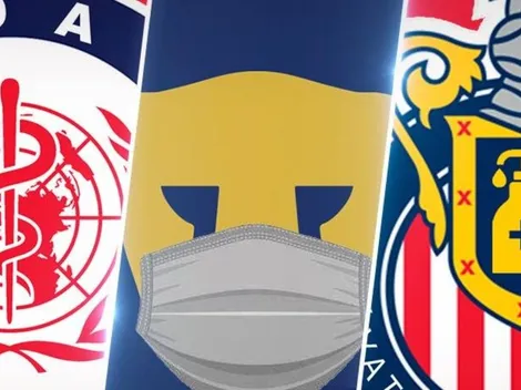 Escudos de la Liga MX rinden homenaje a personal médico