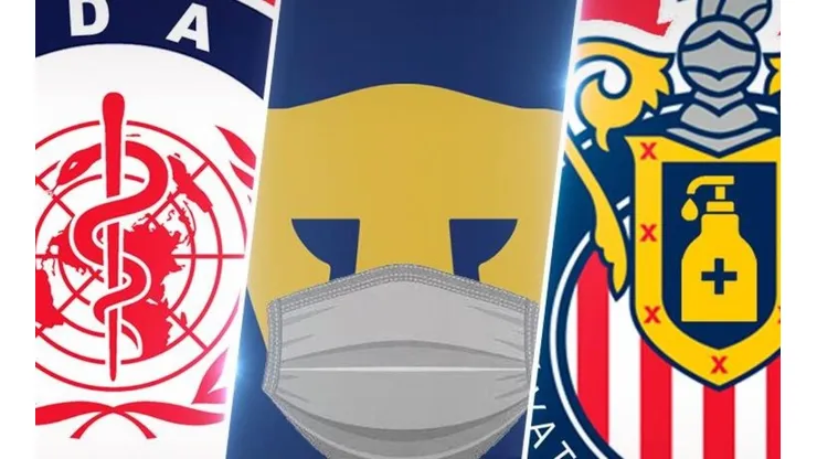 Escudos de la Liga MX rinden homenaje a personal médico