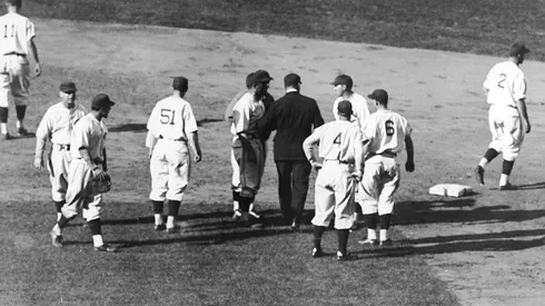 Imagen de archivo de un partido de la MLB de 1983. Foto: Getty.