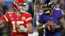 Mahomes y Jackson. Foto: Getty.