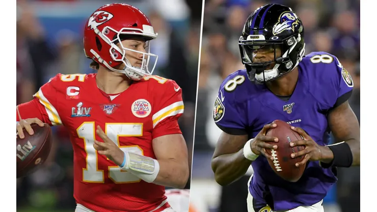 Mahomes y Jackson. Foto: Getty.