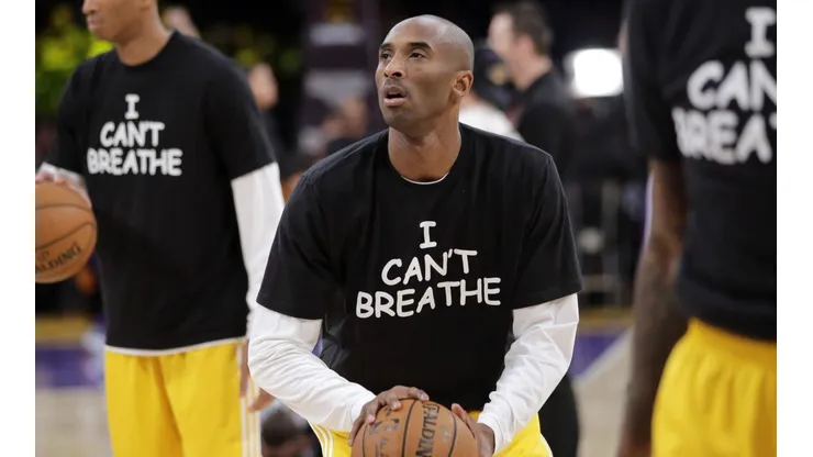 Kobe protestó en 2014 contra la violencia racial