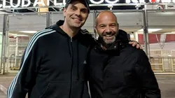 Christian Martinoli y Luis García comparten una buena amistad.