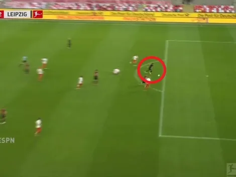 ¡Cero nervioso! Nkunku la picó como un crack para que Leipzig lo dé vuelta