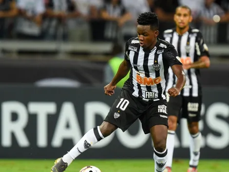 Atlético Mineiro informó que Juan Cazares dio positivo de coronavirus