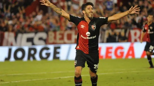 Pablo Pérez en su vuelta a Newell's.