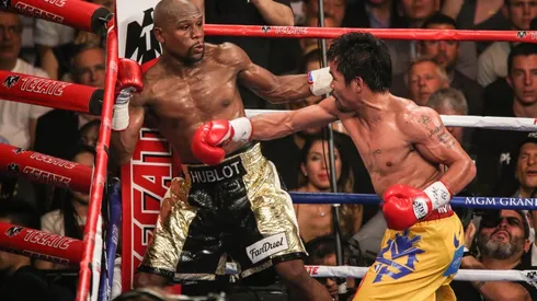 El filipino volvió a apuntar contra Mayweather. (Foto: Getty)