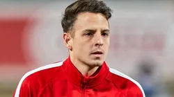 Santiago Arias, jugador del Atlético de Madrid en España.