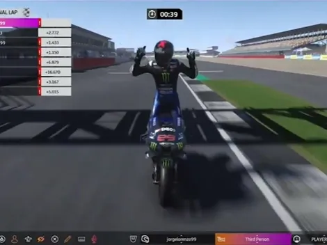 Jorge Lorenzo se pasea y gana el Virtual MotoGP de Silverstone