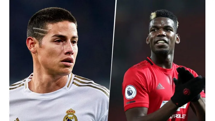 James Rodríguez y Paul Pogba.