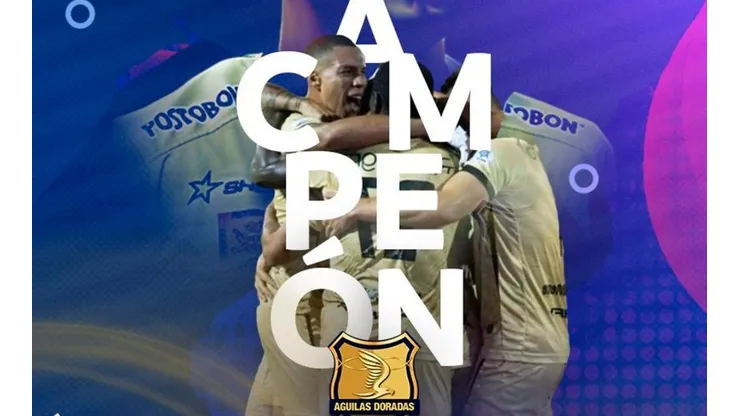 Aguilas Doradas de Rionegro, el primer equipo campeón de la eLiga Dimayor.