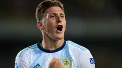 Adolfo Gaich en la Selección Argentina.