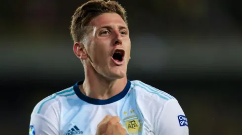 Adolfo Gaich en la Selección Argentina.