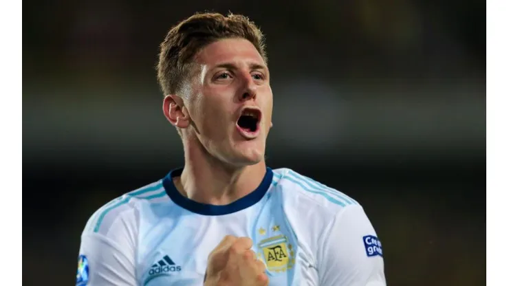 Adolfo Gaich en la Selección Argentina.