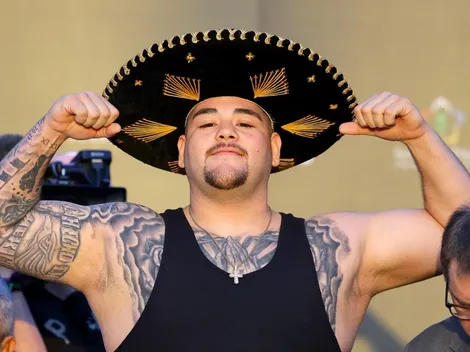 A Andy Ruiz le regalaron unas increíbles botas de boxeo