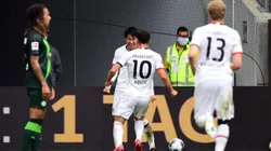 Frankfurt pelea por no descender, pero ganó y le dio un golpazo al Wolfsburgo