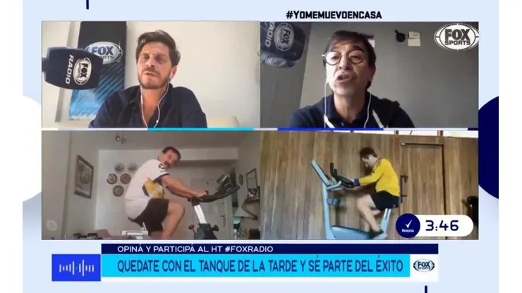 Marcelo Benedetto en 'Fox Sports Radio'.