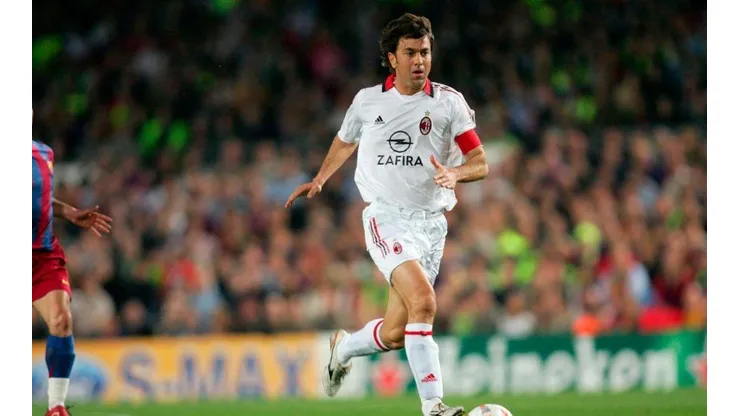 Alessandro Costacurta en Milan.