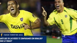 No podemos más: Boca le preguntó a Wanchope por las comparaciones con Ronaldo