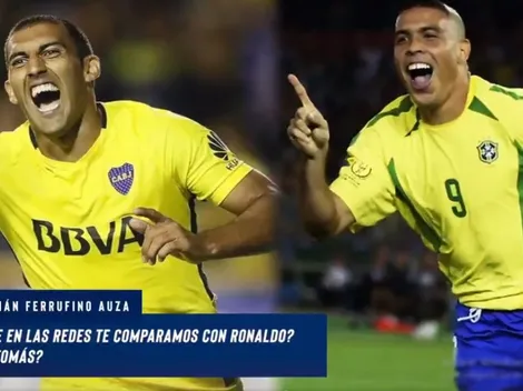 No podemos más: Boca le preguntó a Wanchope por las comparaciones con Ronaldo