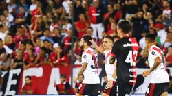 Foto de Ignacio Scocco enfrentando a River.