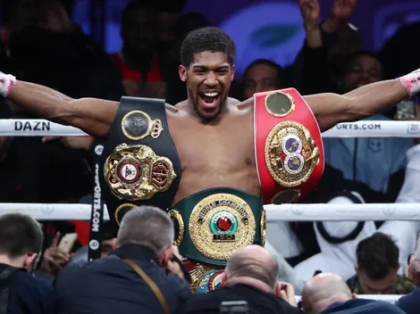 Anthony Joshua reveló cuál es la pelea que le gustaría ver cuando regrese el boxeo