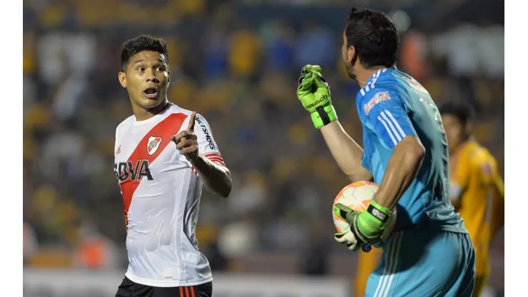 Foto de Teófilo Gutierrez ante Tigres.