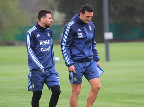 Scaloni: "Messi es el mejor de la historia"